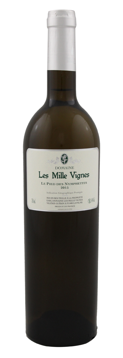 Domaine Les Mille Vignes - IGP Pays de l'Aude - Le pied des nymphettes - 2015 - Blanc