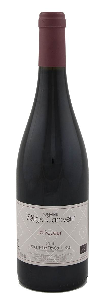 Domaine Zelige Caravent - Vin de France (Languedoc) - Joli Coeur - 2014 - Rouge