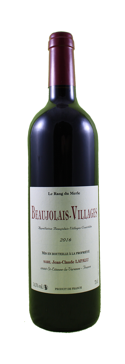 Domaine Lapalu - Beaujolais Villages - Le rang du Merle - 2019 - Rouge