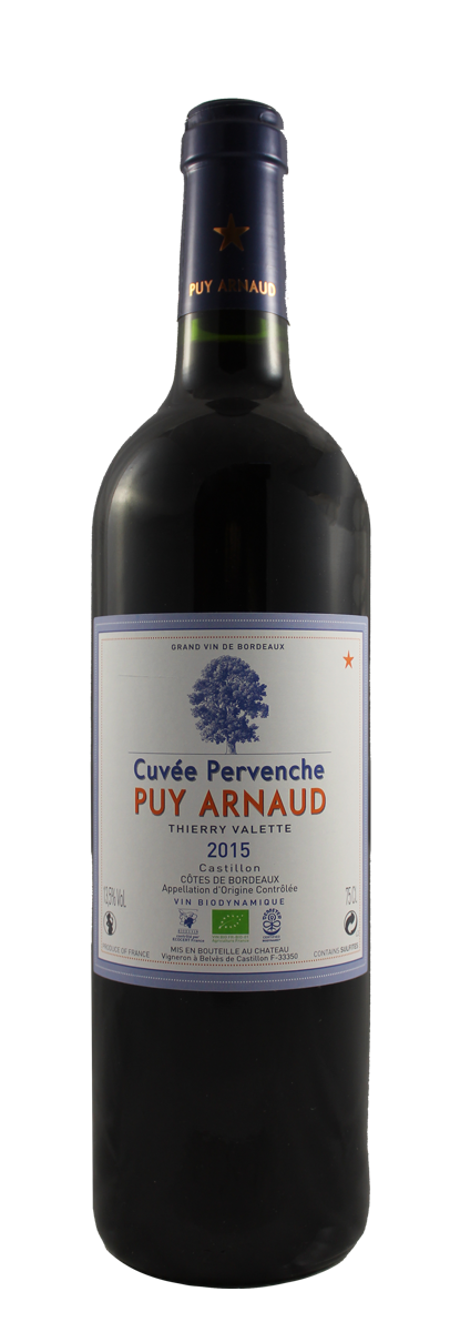 Clos Puy Arnaud - AOC Castillon - Côtes de Bordeaux - Pervenche - 2016 - Rouge